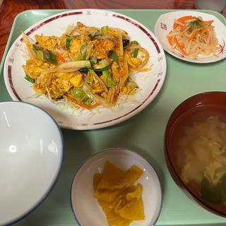 玉子辛し炒め定食(富士菜館)