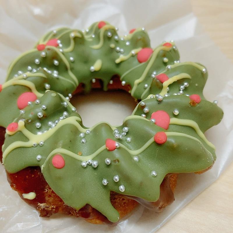 クリスマスリースカヌレドーナツ(ジャックインザドーナッツ イオンモール広島府中)