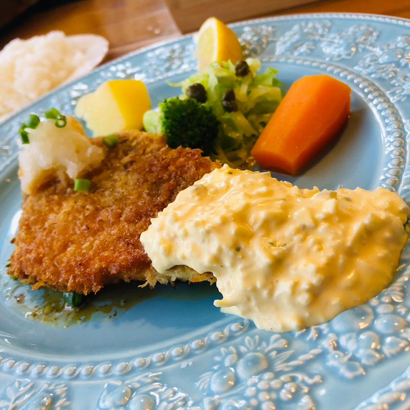近海魚の揚げないフライ(洋食屋 青空 （ヨウリョクヤ アオゾラ）)