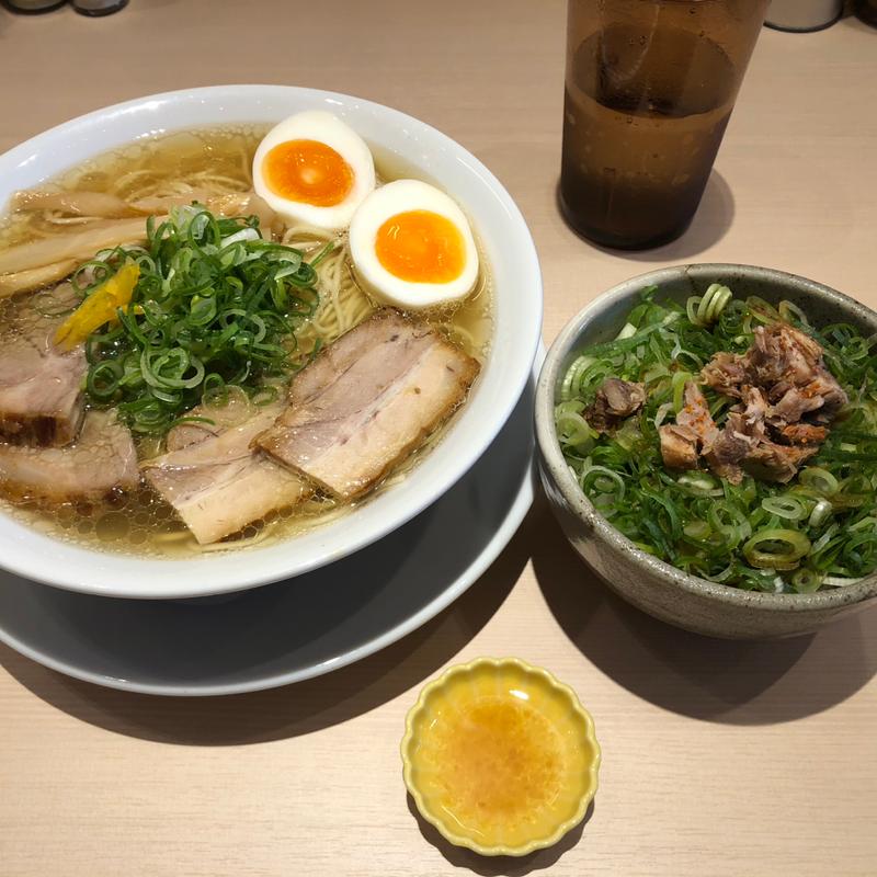 白だし鶏そば(鶏そば藍 碧南店)