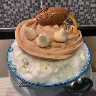 マロンチョコマウス(フレンチかき氷専門店「グラスラパン」)