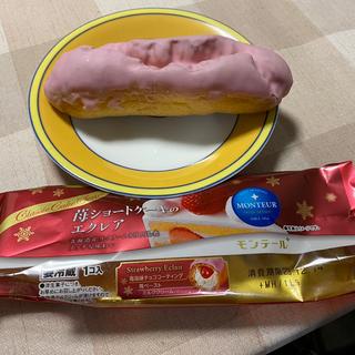苺ショートケーキのエクレア(カネスエ 津島愛宕店)
