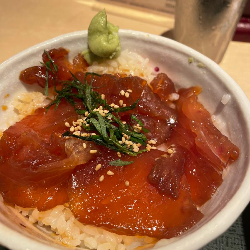 マグロ漬け丼(国産二八蕎麦 蕎香 （きょうか）)