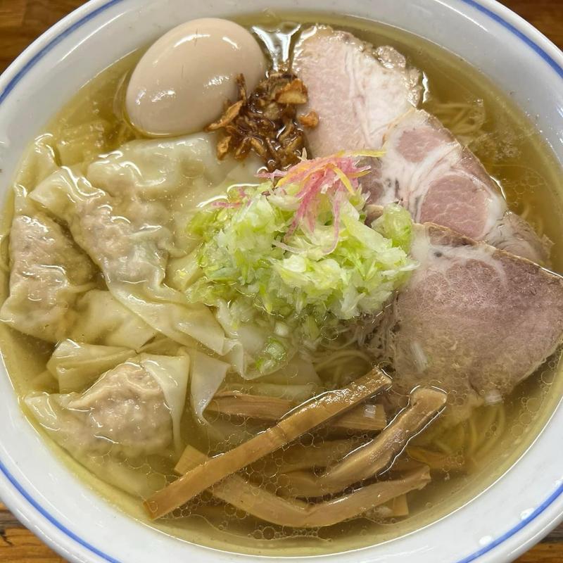 塩丸得ラーメン 大盛り(自家製麺 支那そば 福々亭)