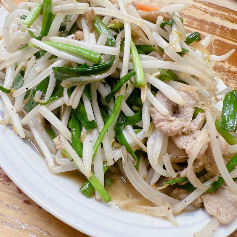 もやしニラ炒め(昇龍)