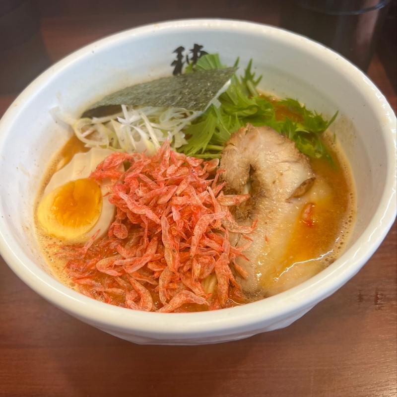 濃厚海老味噌らーめん(麺処 穂し乃)