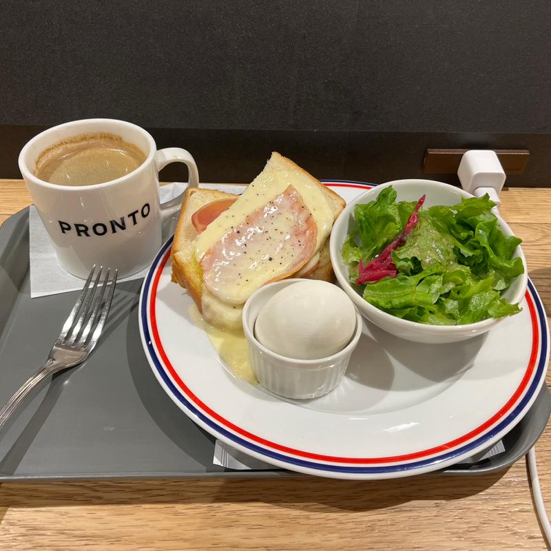 ハムチーズトーストセット(プロント 名古屋駅店)