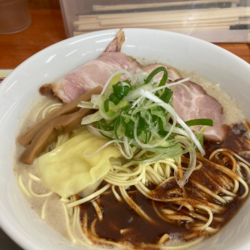 天草大王の鶏白湯えびそば(栃木中華そば 神志)