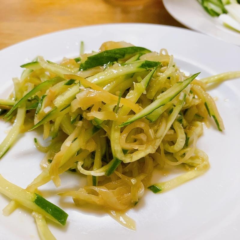 キュウリのさっぱり和え(中華料理 四季)