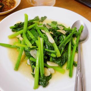 ほうれん草の青菜炒め(中華料理　四季)