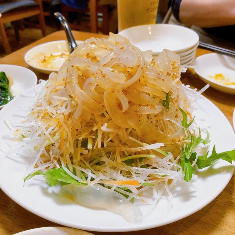 クラゲの中華サラダ(中華料理 四季)