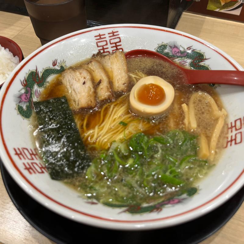 あっさり鶏がら中華そば(中華そば 花京 大正店)