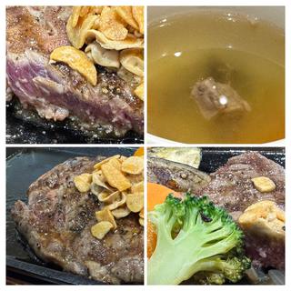 贅沢キューブロール (150 g) ➕ スープ&ライス(いきなりステーキ アリオ橋本店)