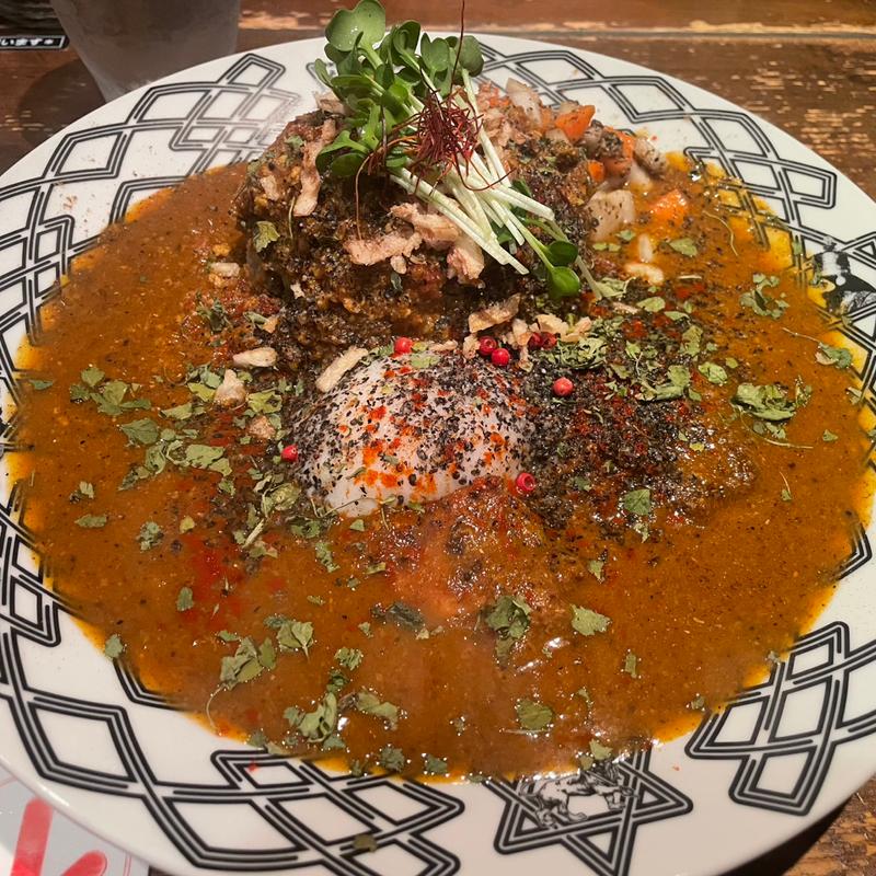 チキンカレー(+温玉)(レベルカレー （REBEL CURRY）)