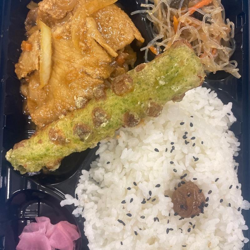 ロースにんにく味噌炒め弁当(お弁当屋さん)