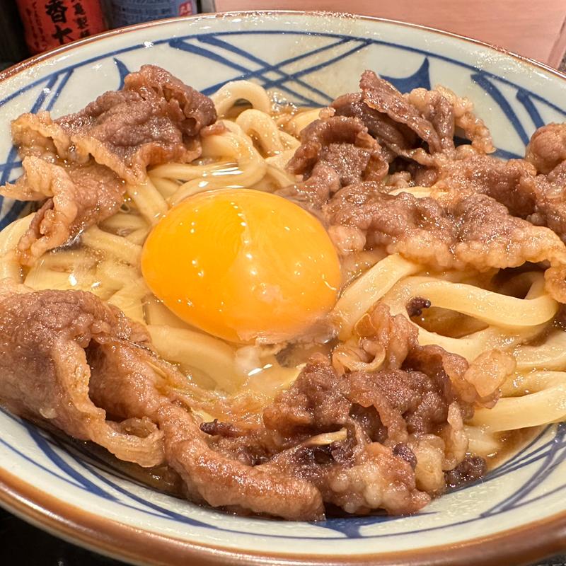 和牛釜玉うどん(丸亀製麺 宇都宮インターパーク店 )