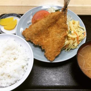 アジフライ定食(動坂食堂 （ドウザカショクドウ）)