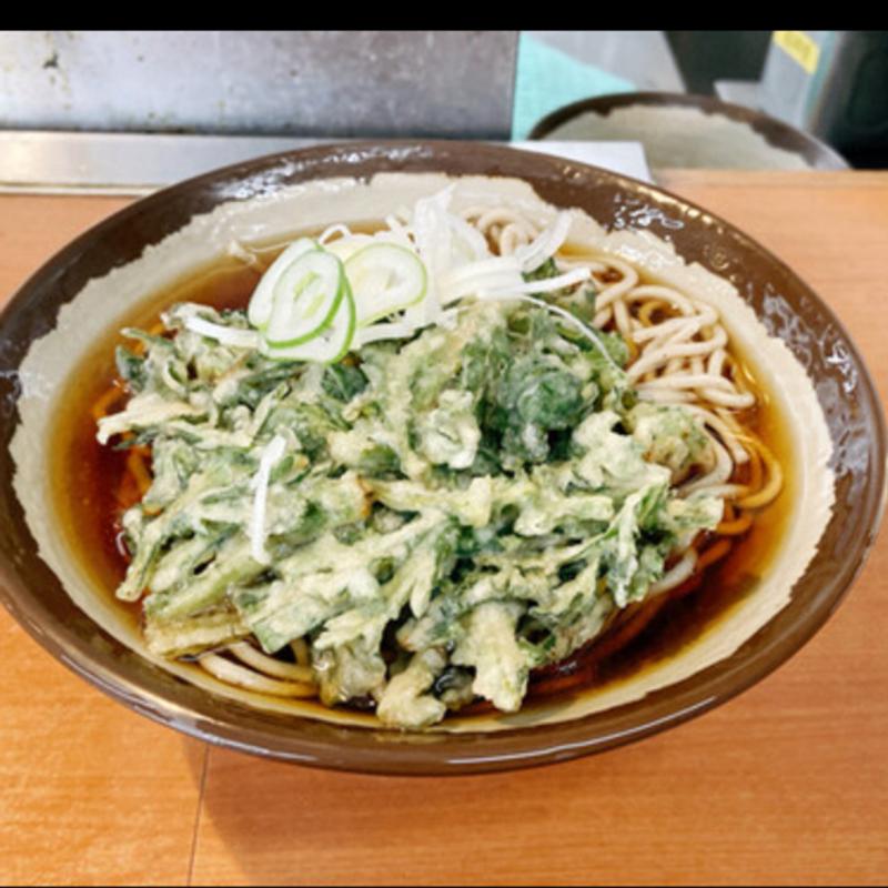 春菊天そば(亀有そば)