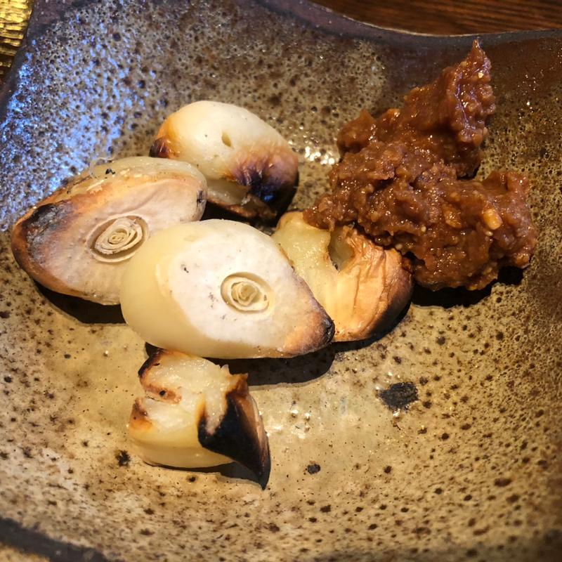 にんにく焼き(うな鐵 恵比寿店)