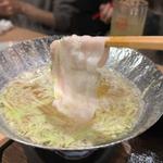 あぐー豚のしゃぶしゃぶランチ(島ぎょうざ心心マルエイガレリア店)