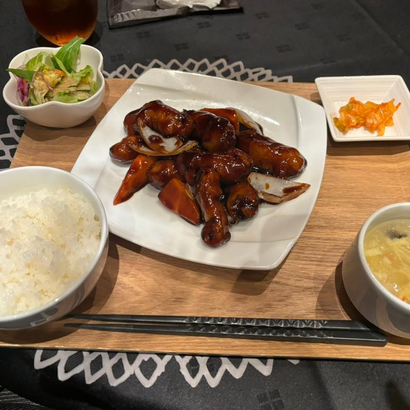 豚肉の黒酢炒め（酢豚）(御膳房ガーデン)