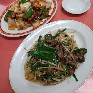 牛ニラ炒め(三久飯店)