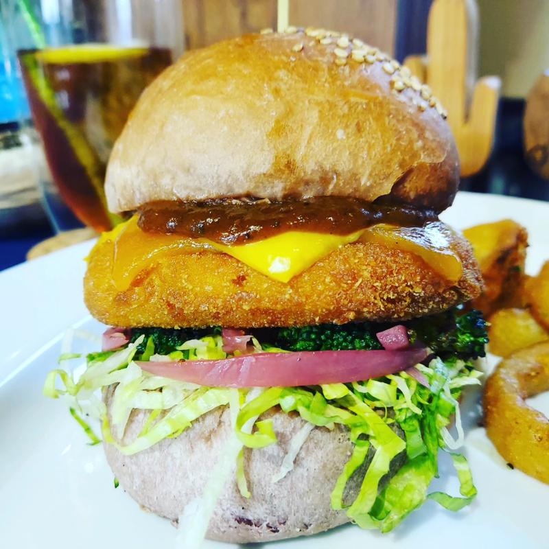 シュリンプクリームバーガー(アオラニカフェ)