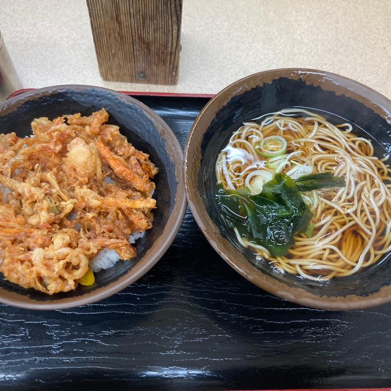 かき揚げ丼セット(肥後一文字や )