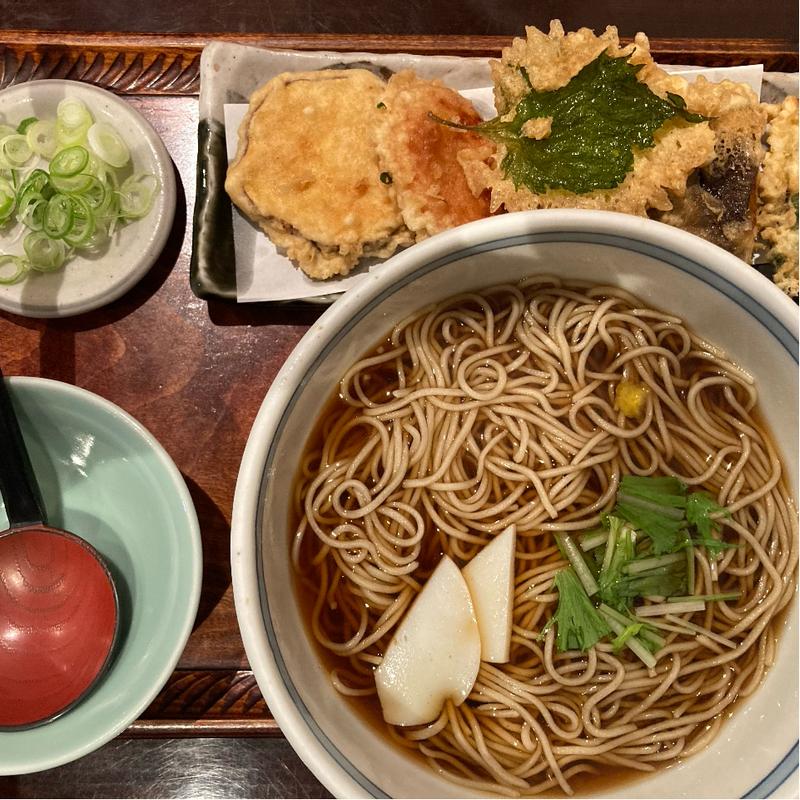 天ぷらそば(海老民)