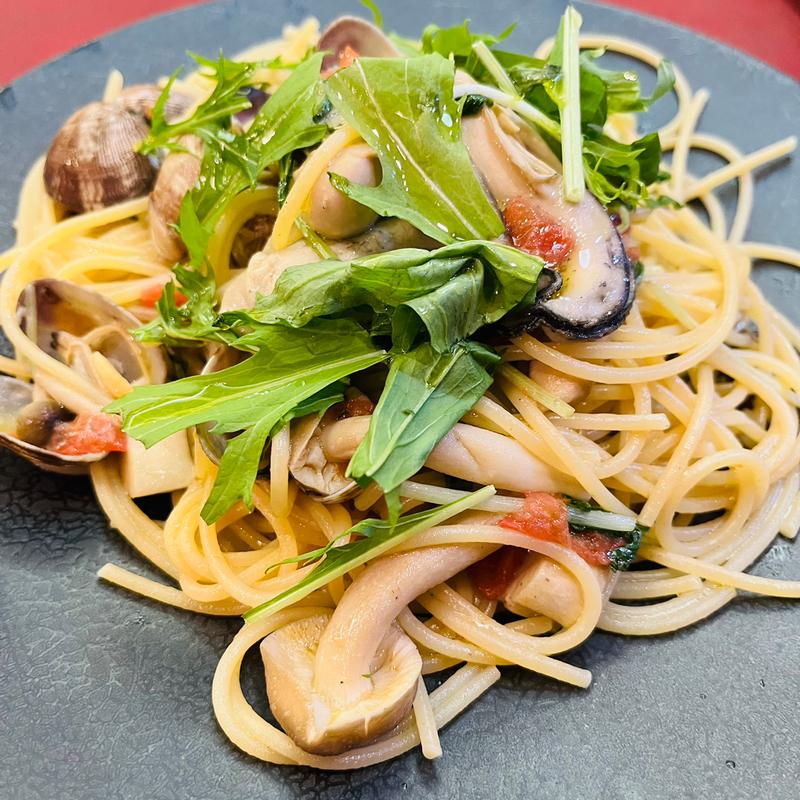 牡蠣とキノコのパスタ(フィオレット （Fioretto）)