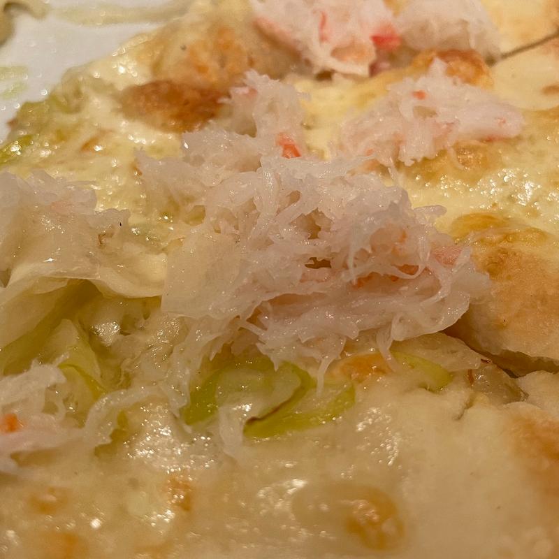 カニのピザ(カプリチョーザイオンモール倉敷店 )