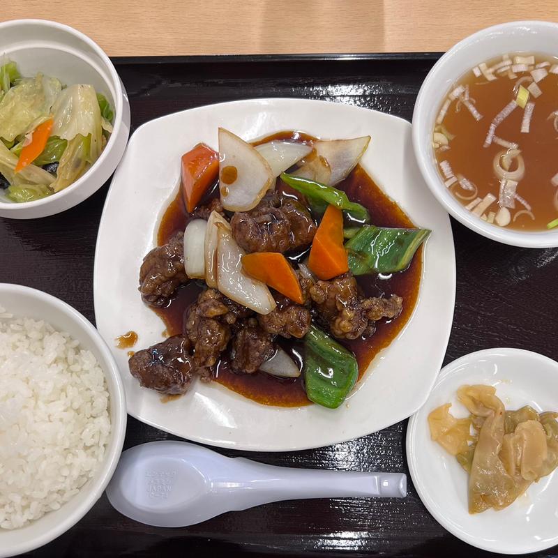 黒酢酢豚定食(京の華 )