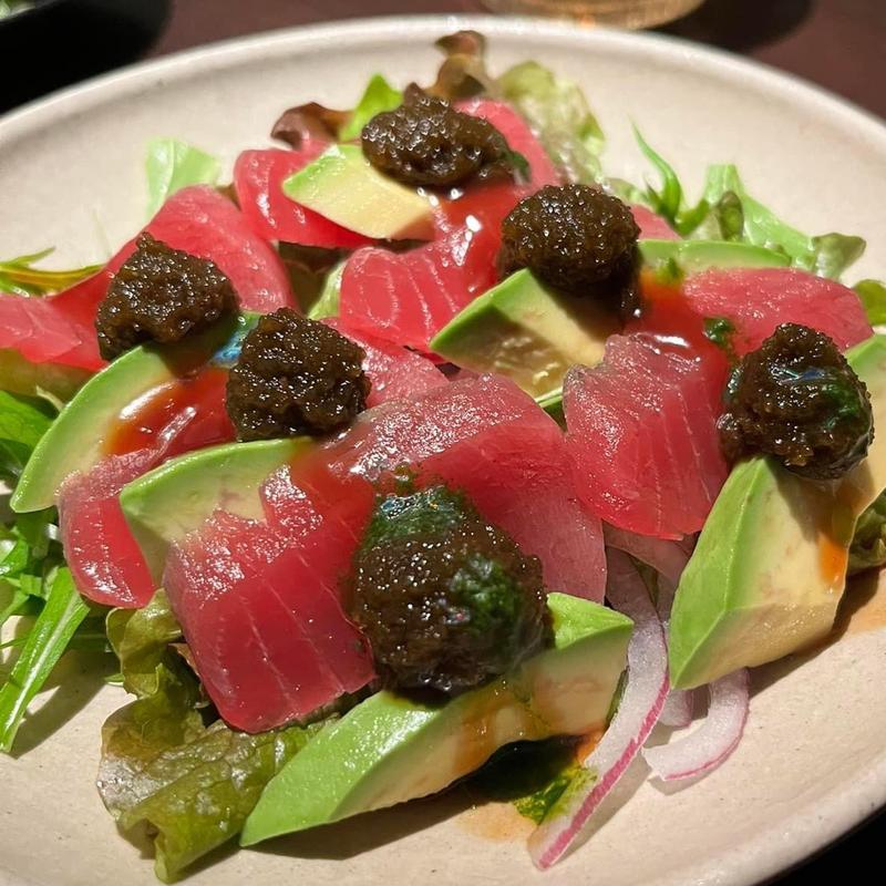 マグロとアボガドのカルパッチョ(鉄鍋家 （テツナベヤ）)