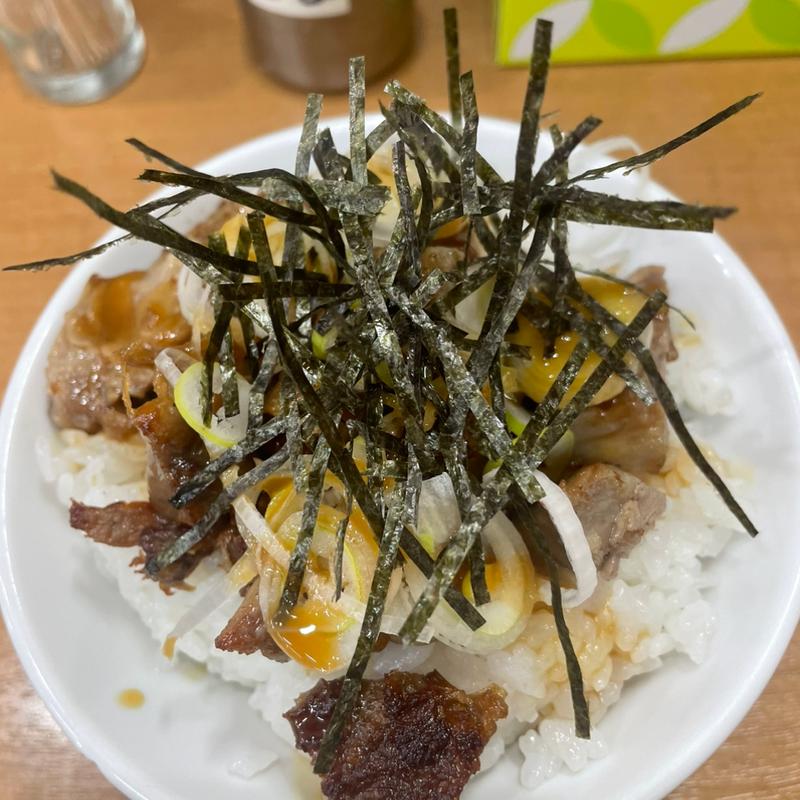 チャーシュー丼(綾瀬ラーメン 粋)