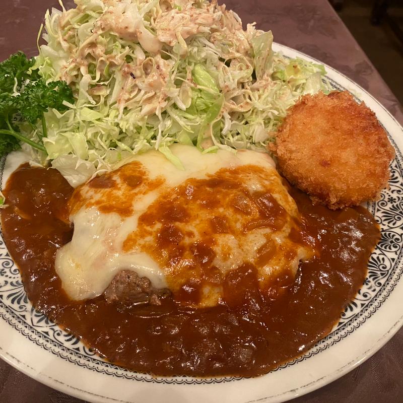 ハンバーグ　（チーズ焼き）(コスモス )