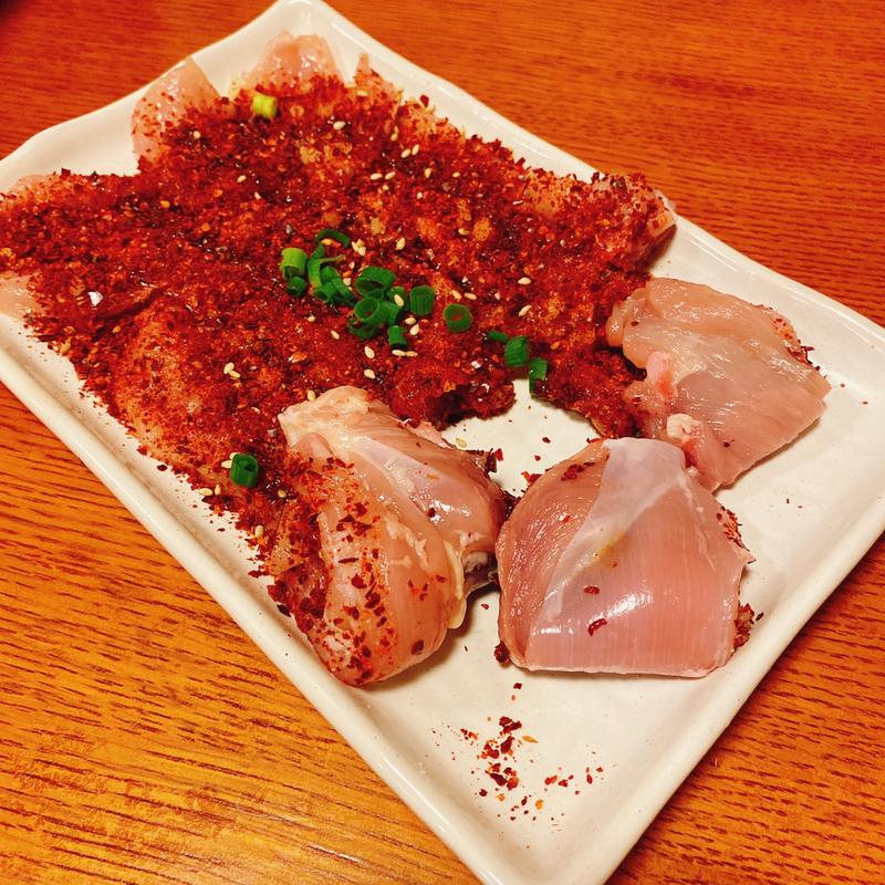 厳選ももカルビ 七味焼き(男子厨房酒場 蔵の灯)