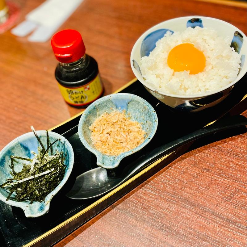 たむらの卵かけご飯(博多おでんと自然薯　よかよか堂)