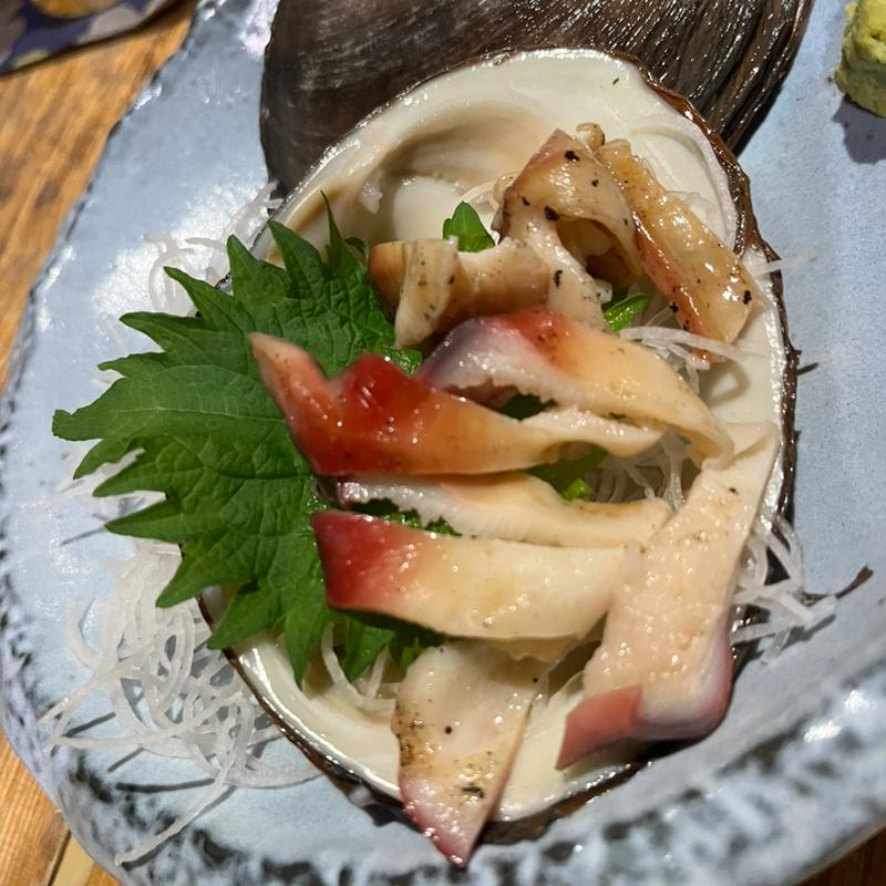 炙りホッキ(居酒屋 あけぼの)