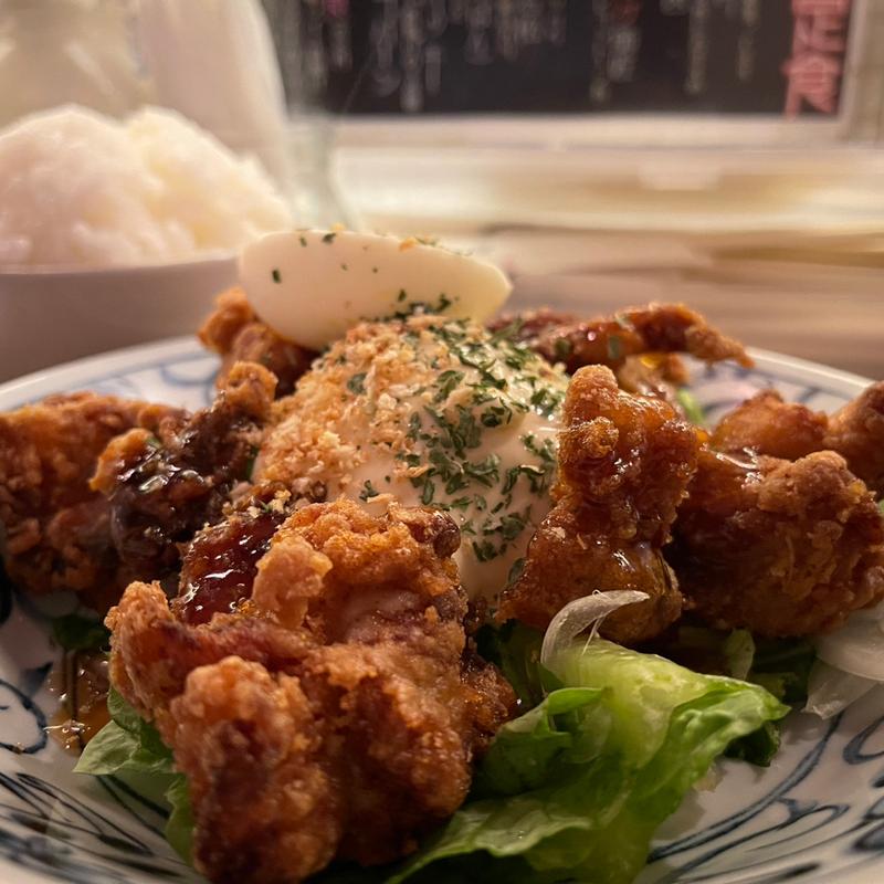 宮崎チキン猫蛮　大盛り(ごはんや ねこにこばん)