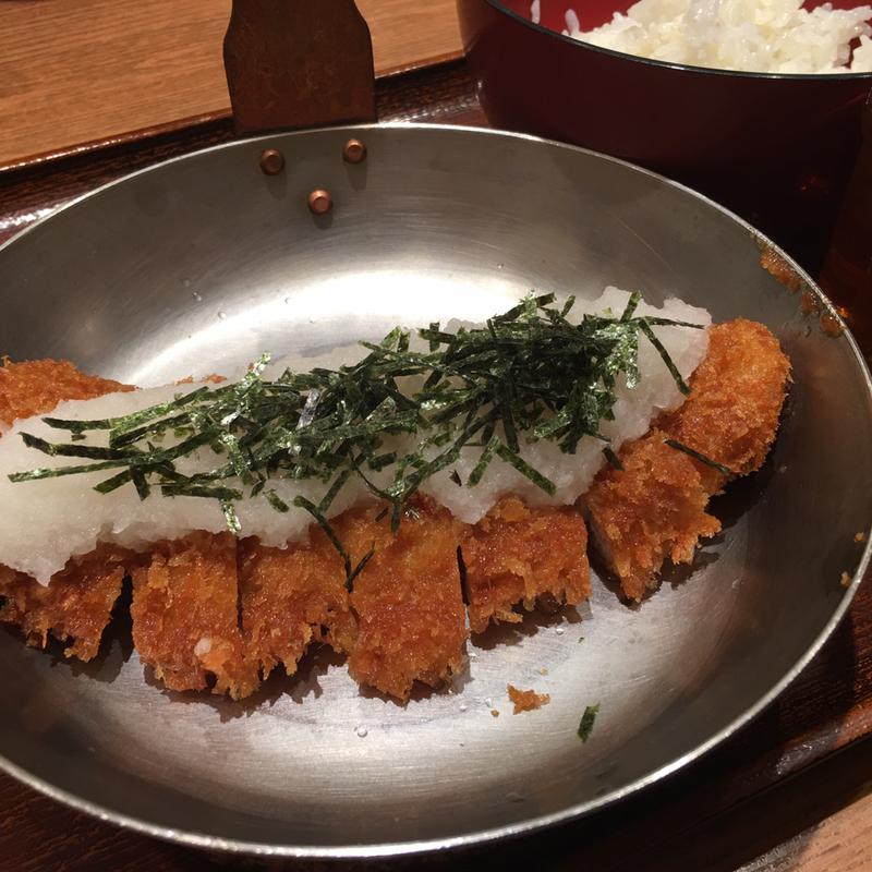 しぐれかつ丼(並ロースシングル、ごはん少なめ)(祭太鼓 上本町ハイハイタウン店)