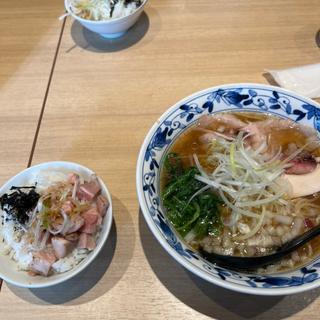 平日限定セット(貝出汁らぁ麺海美風 浅草店)