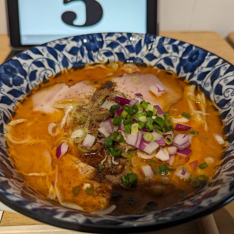 辛シビ山椒油パイタン（12月限定）(中華そば 肴 yamago(ヤマゴ))