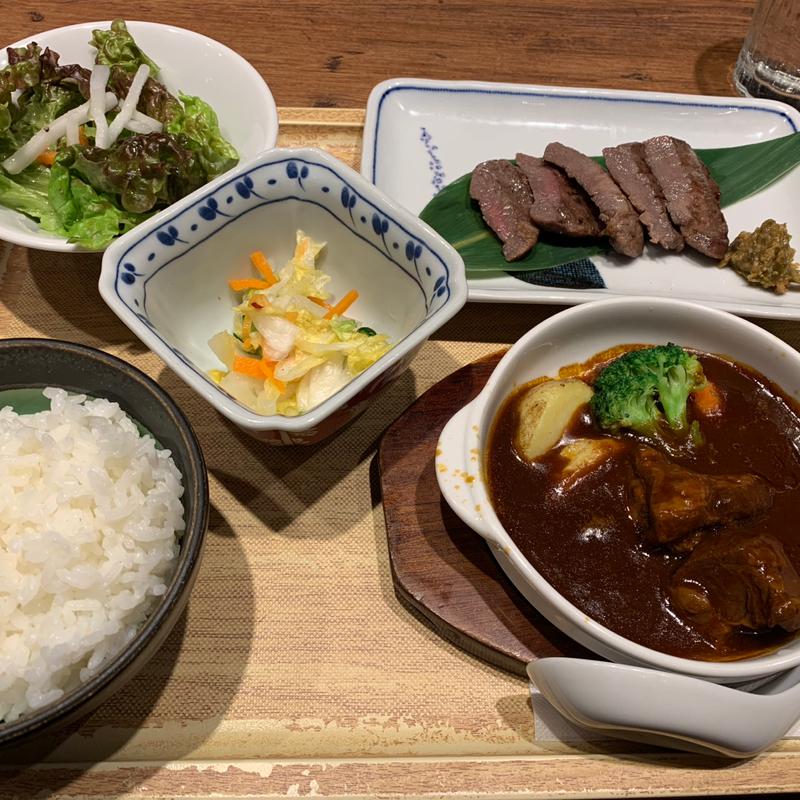 牛タンとタンシチューセット(仙台牛たん 福助)