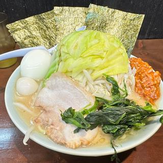 野菜ラーメン(横浜家系ラーメン 上三川 魂心家)