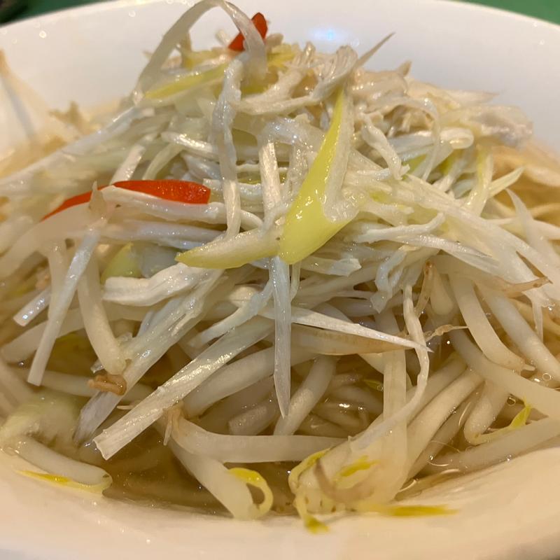 鳥ネギ塩麺＋半炒飯(健康中華庵 青蓮 浜松町店 )