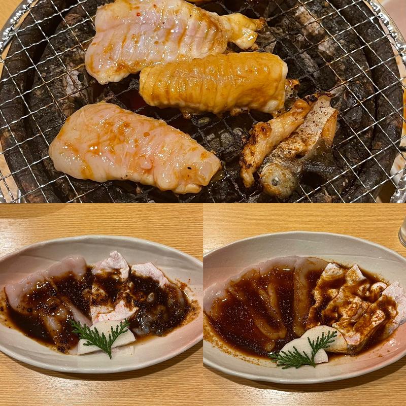 炭火七輪　焼きふぐ(福乃城)