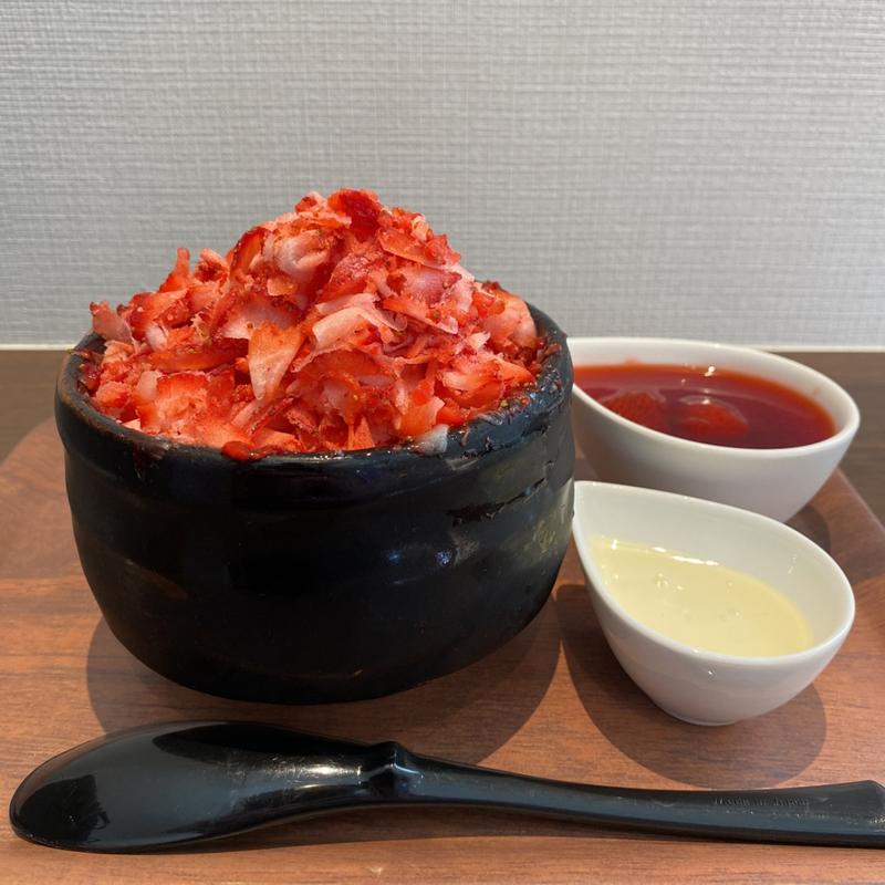 生いちご氷(童庵 本店)