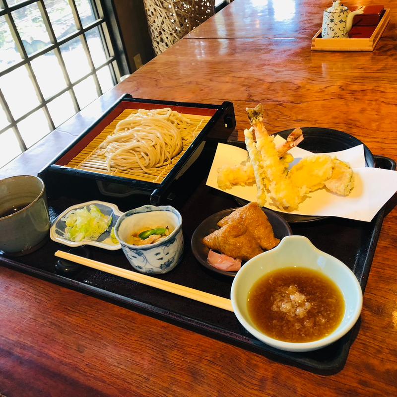 天ざる膳(長寿庵 指宿店)