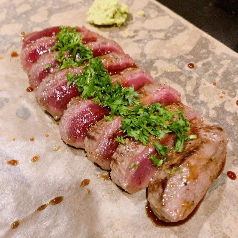 鹿肉のロースステーキ(nikutama 広島)