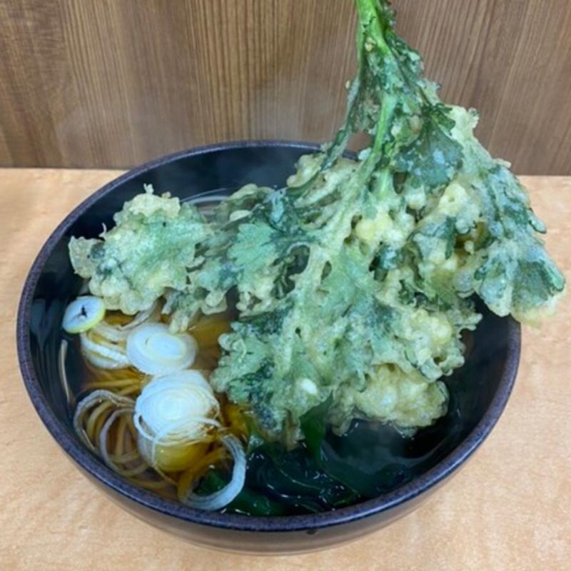 春菊天そば(そば処　味の里 （そばどころ あじのみのり）)